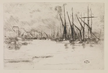 Fra Pickle-Herring Stairs, ca. 1878 (etsing og tørrpunkt på papir)
